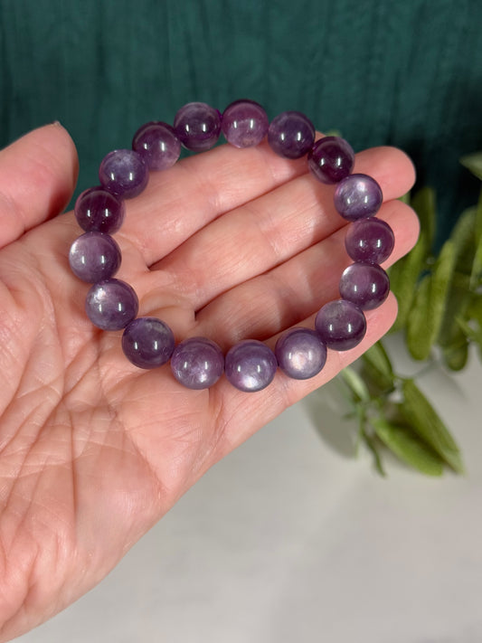 Bracelet - HQ Lepidolite 10mm