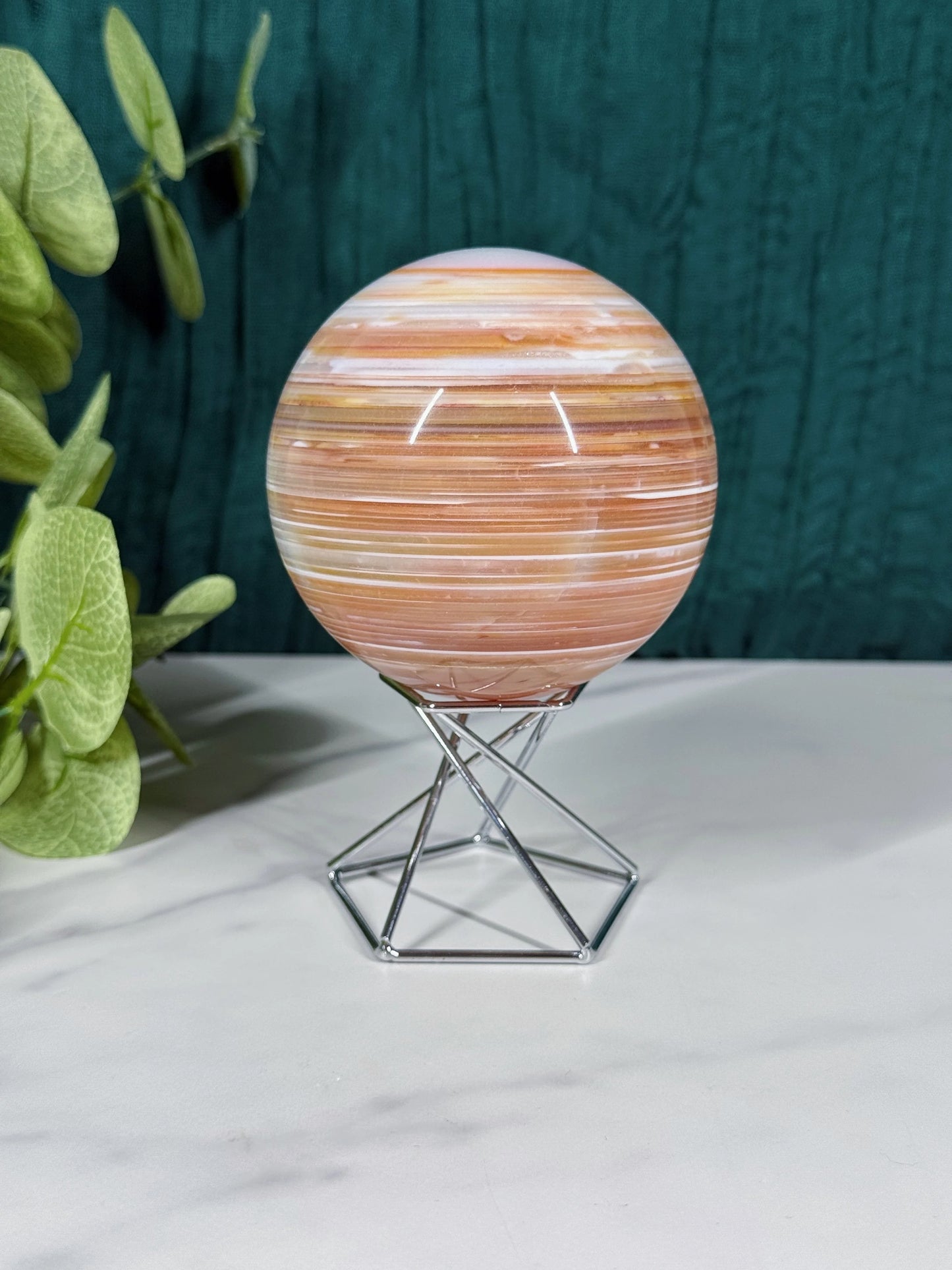 Banded Carnelian Sphere