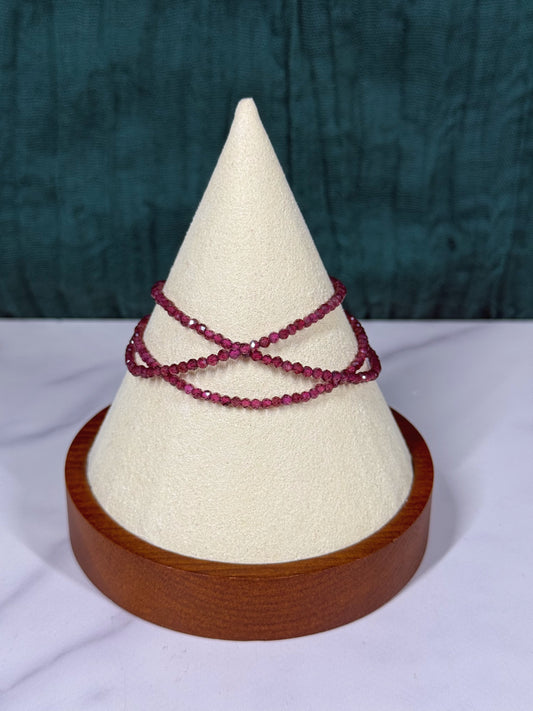 Bracelet - Faceted Garnet
