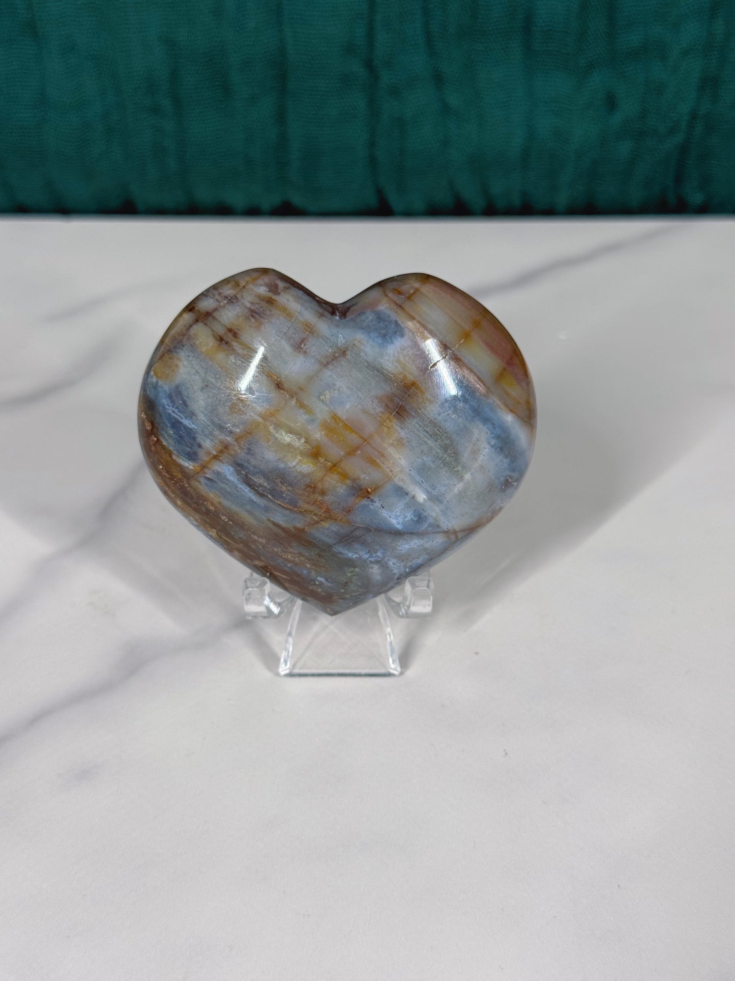Petrified Wood Heart