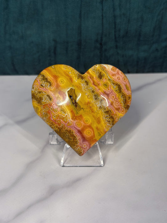 Ocean Jasper Heart