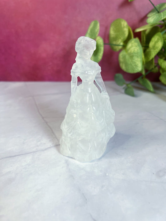 Princess Carving - Clear Quartz