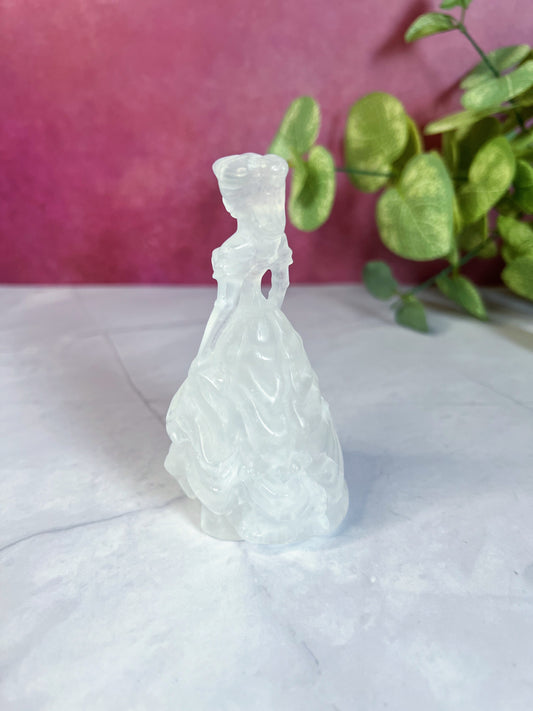 Princess Carving - Clear Quartz