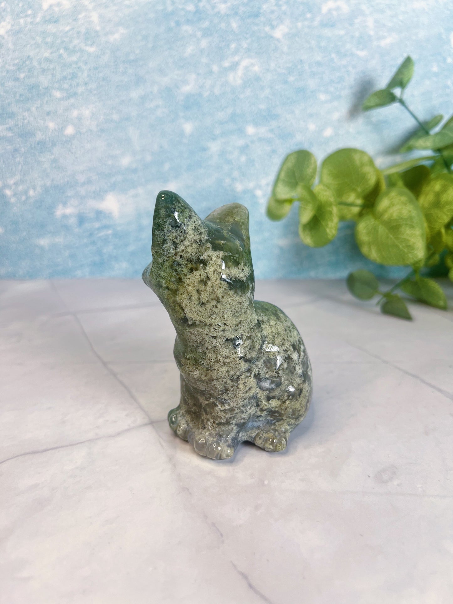 Moss Agate Kitty