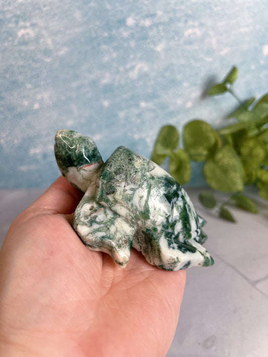 Moss Agate Turtle