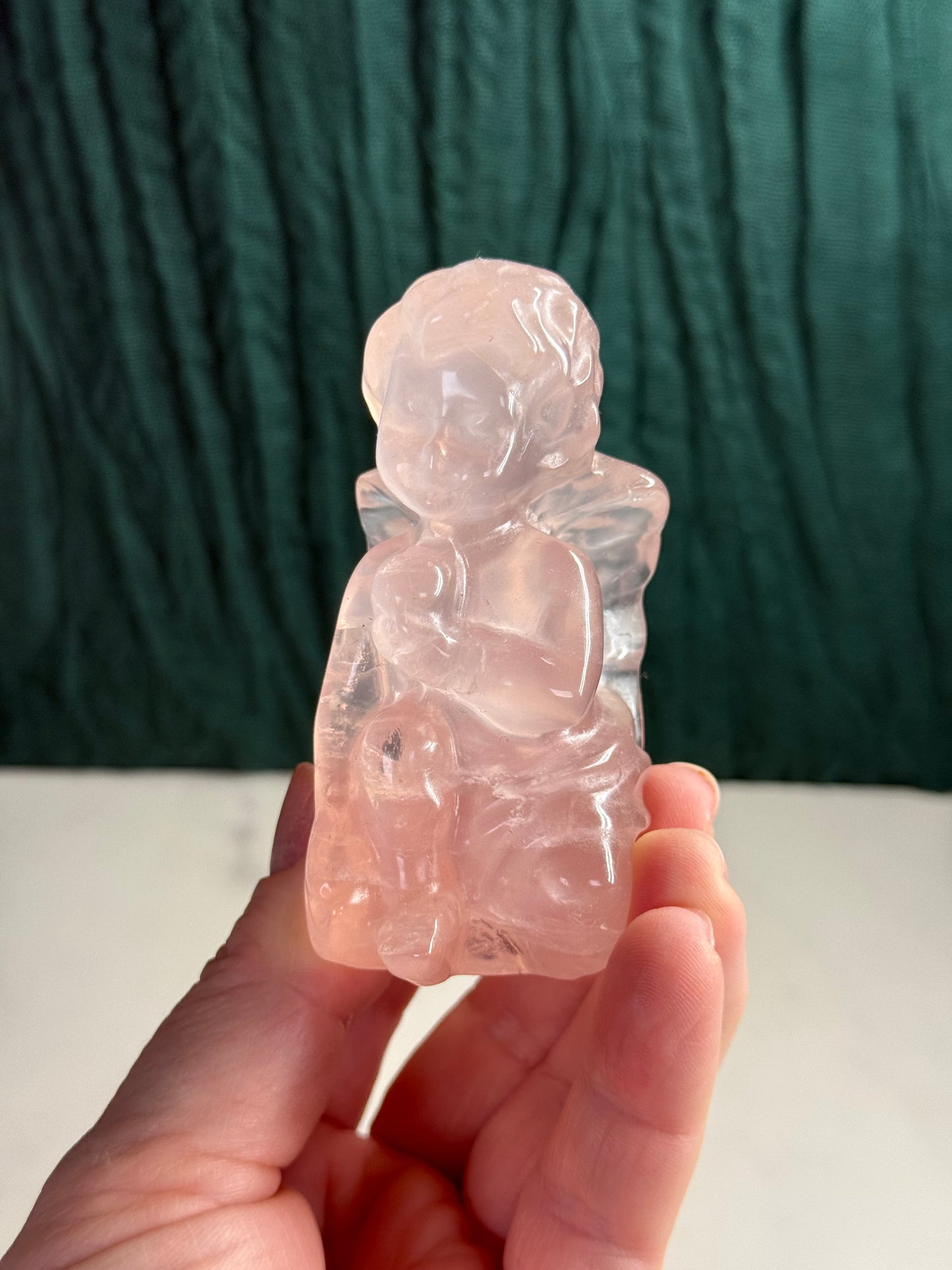 Rose Quartz Cherubs