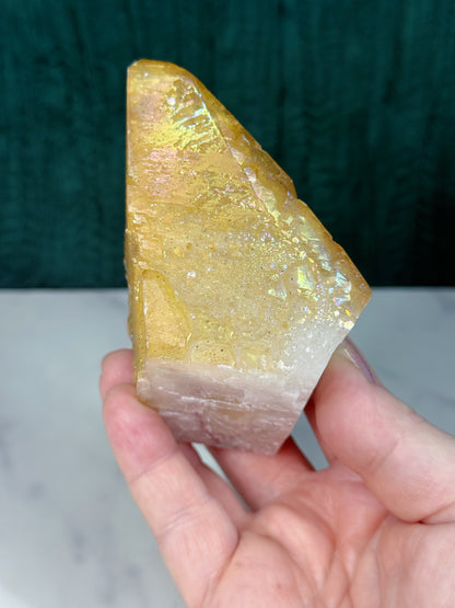 Iridescent Dogtooth Calcite