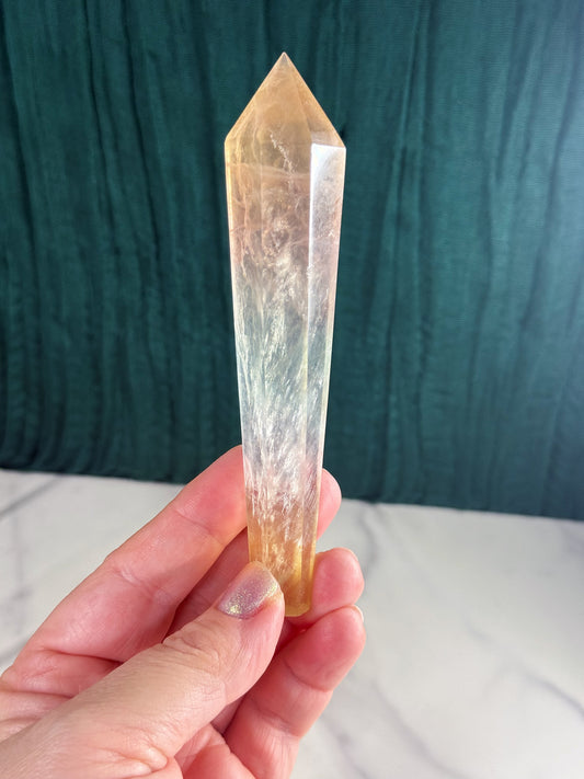 Intuitively Chosen Candy Fluorite Wand