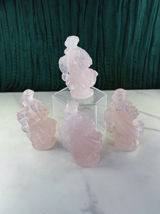 Intuitively Chosen Rose Quartz Rapunzel