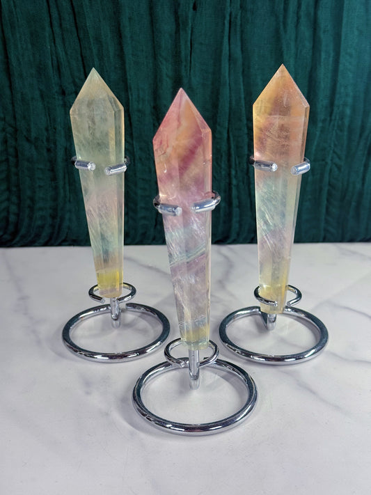 Intuitively Chosen Candy Fluorite Wand