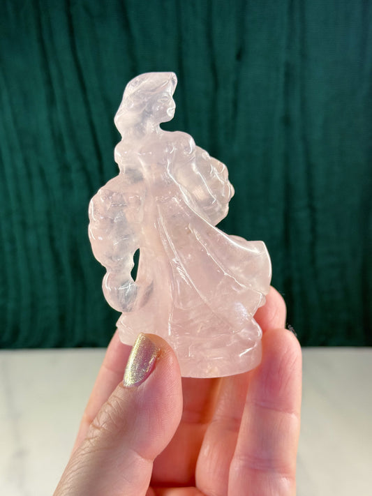 Intuitively Chosen Rose Quartz Rapunzel