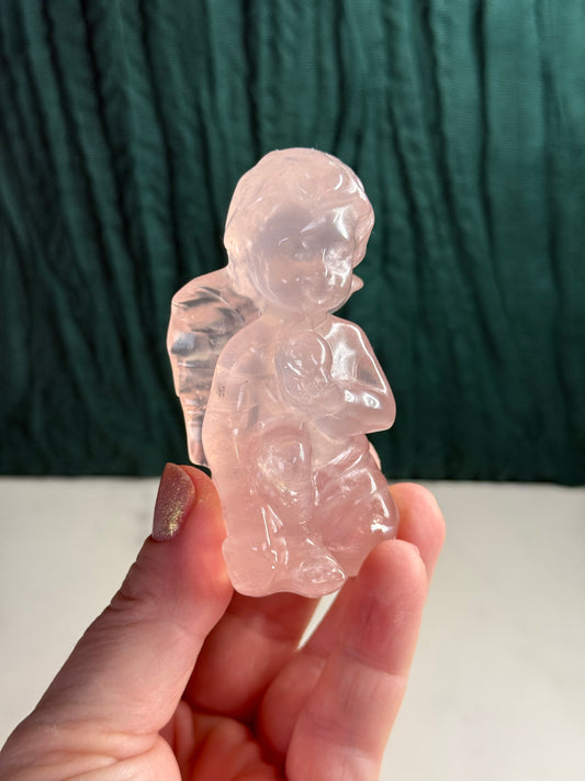 Rose Quartz Cherubs