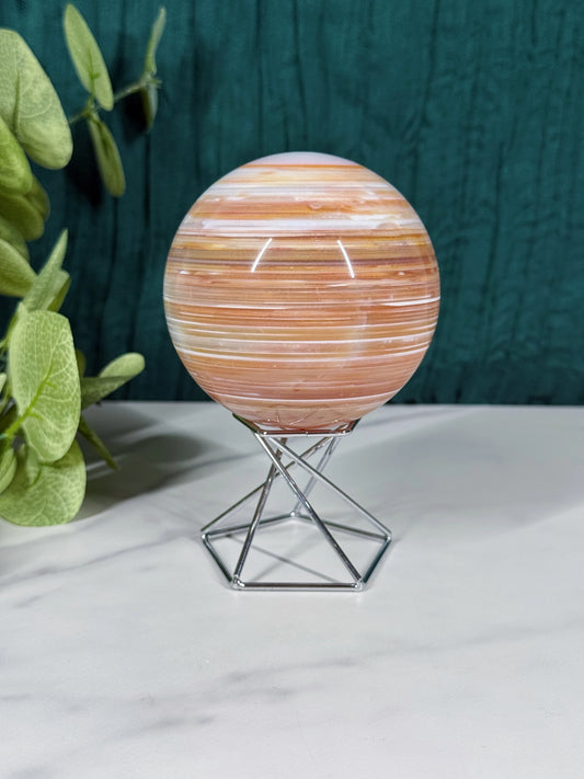 Banded Carnelian Sphere