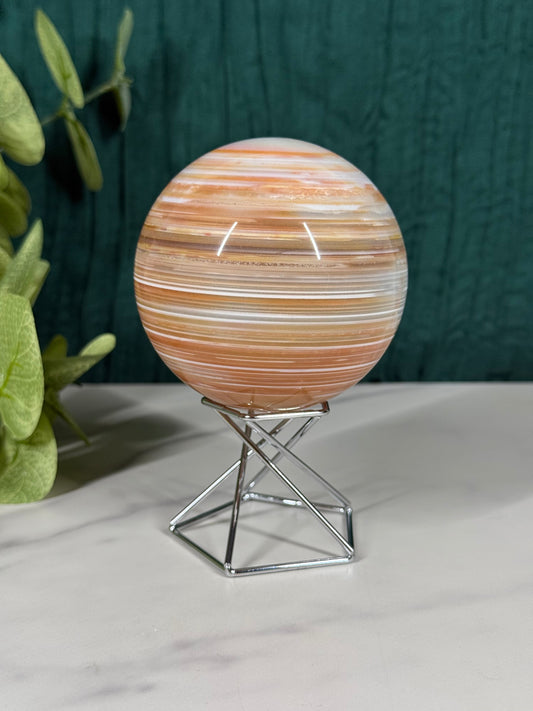 Banded Carnelian Sphere