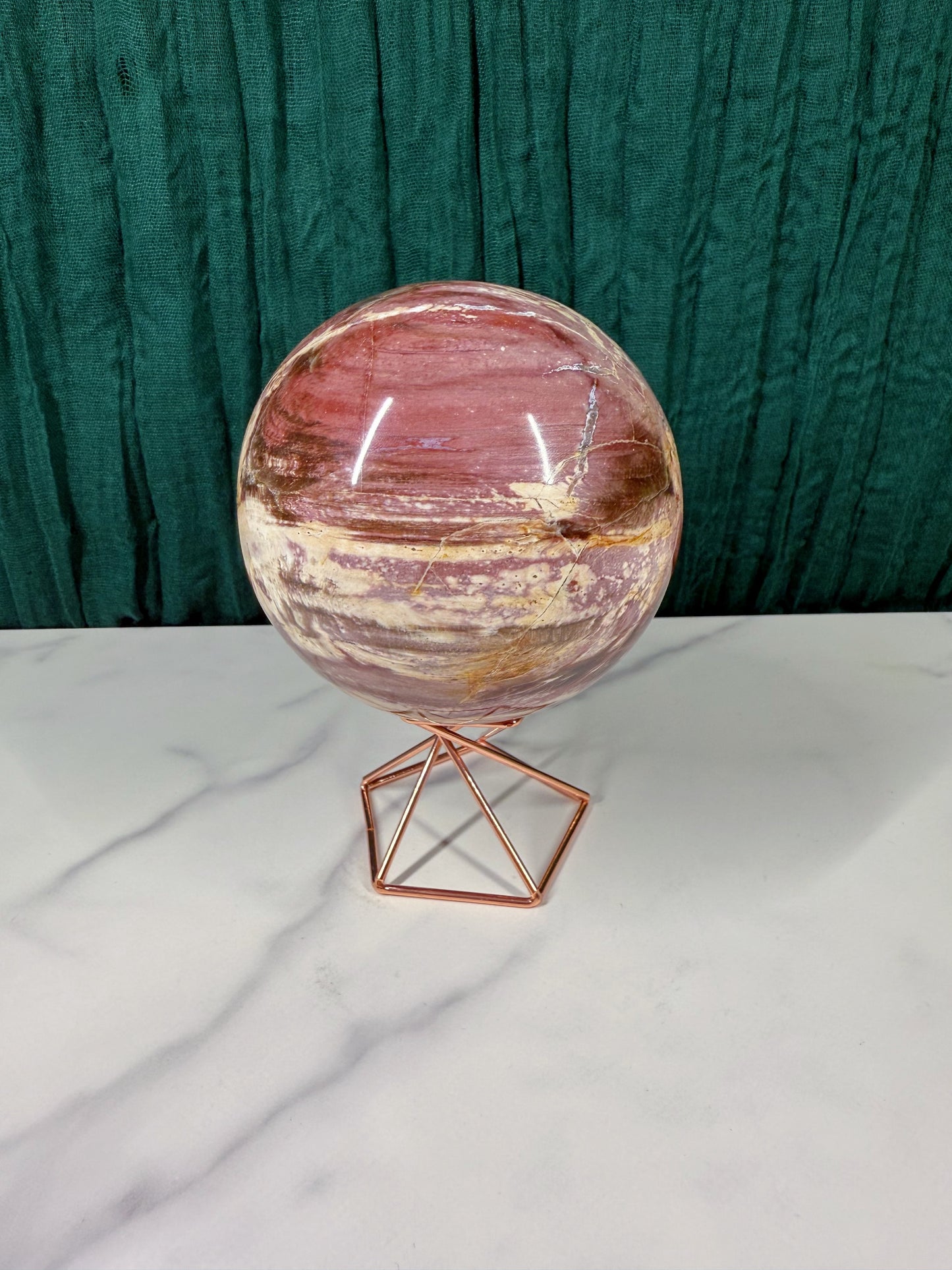 Petrified Wood Sphere
