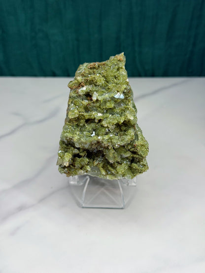 Forest Epidote with Quartz