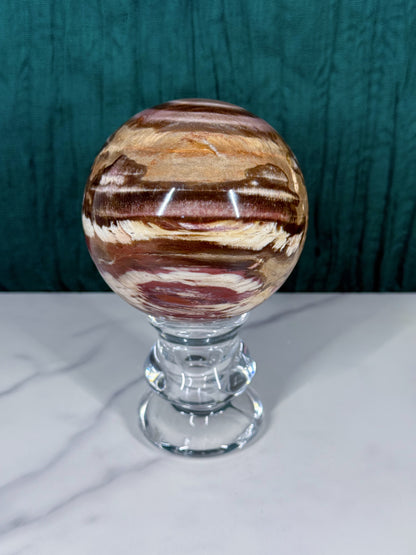 Petrified Wood Sphere