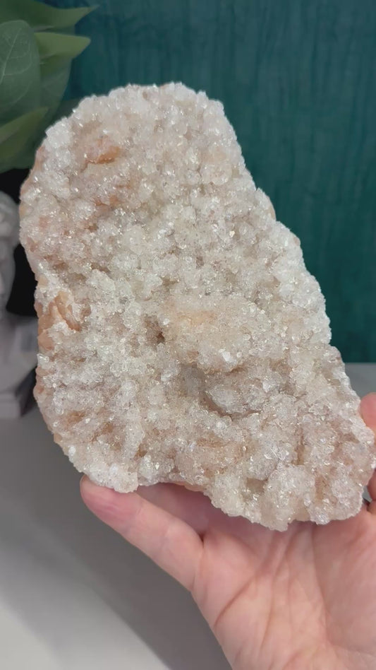 Diamond Apophyllite & Pink Stillbite